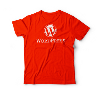 Imagen camiseta WordPress